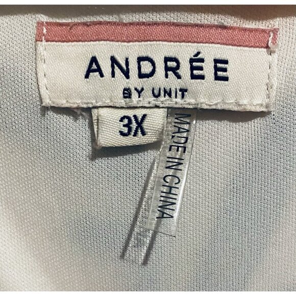 Andree By Unit Dress Womens 3X Floral Dolman Sleeve V Neck Boho Cottagecore - Picture 6 of 7